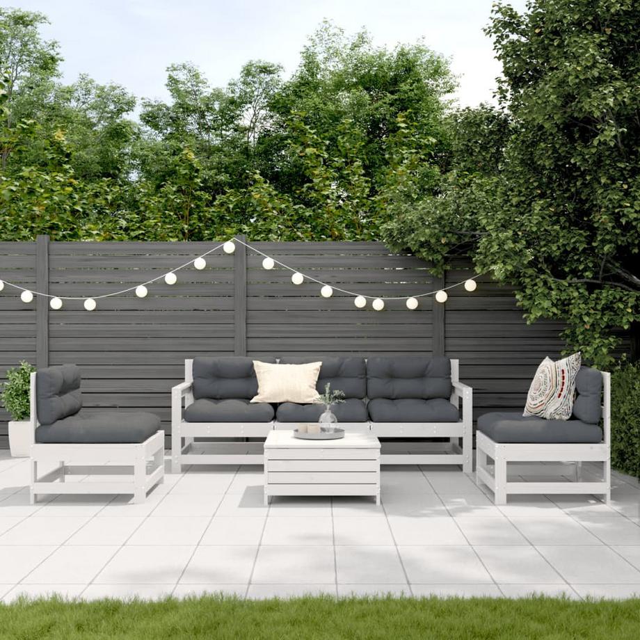 VidaXL set salotto da giardino Legno  