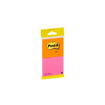 POST-IT Notes 76x63,5mm 6720-PO pink/orange 2x75 Blatt