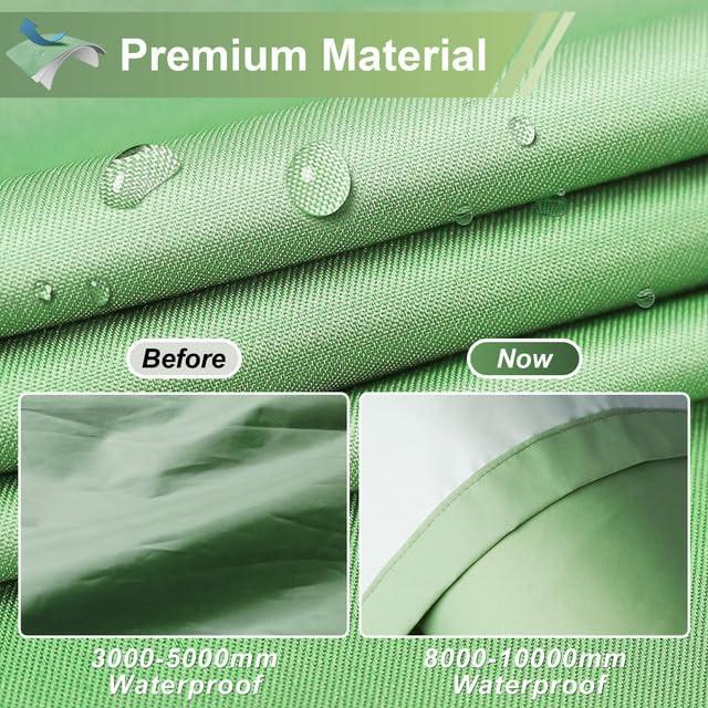 Alopini Long Imperméable Unisexe avec Capuche  