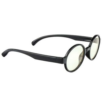 Lunettes anti-lumière bleue pour enfants, rondes - Noir