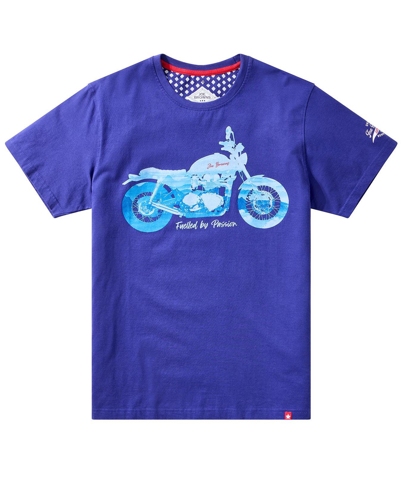 Joe Browns T-Shirt avec Imprimé Tour Moto  