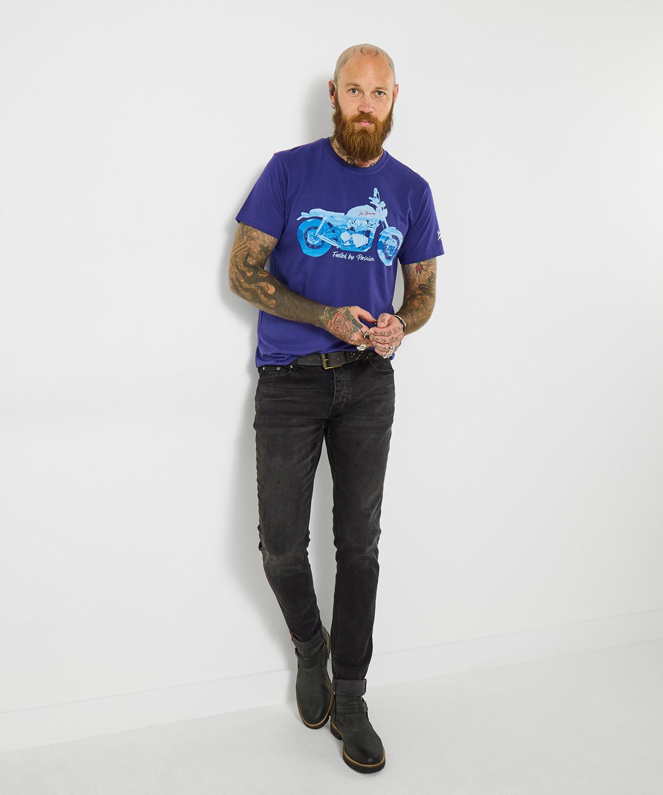 Joe Browns T-Shirt avec Imprimé Tour Moto  