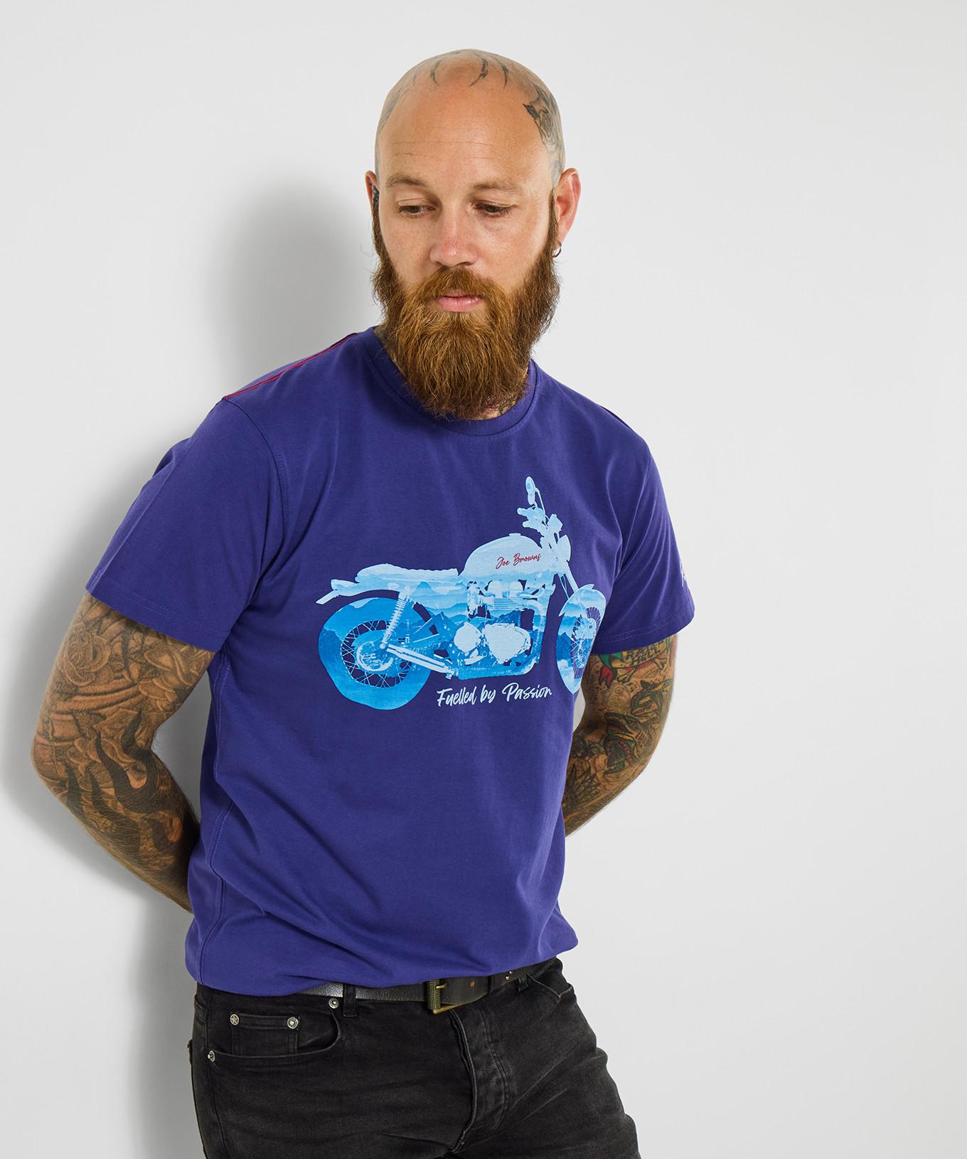 Joe Browns T-Shirt avec Imprimé Tour Moto  