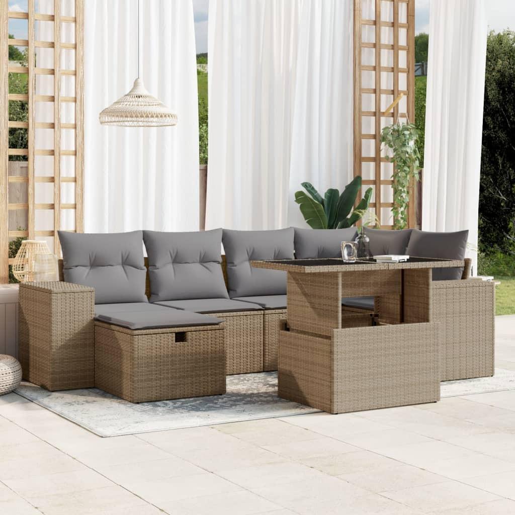 VidaXL Garten sofagarnitur poly-rattan  