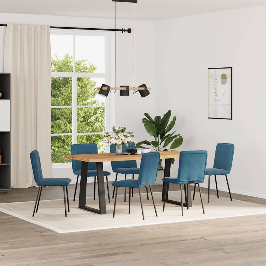 VidaXL sedia da pranzo Velluto  