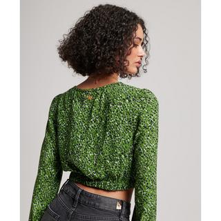 Superdry  blouse noué sur le devant vintage 