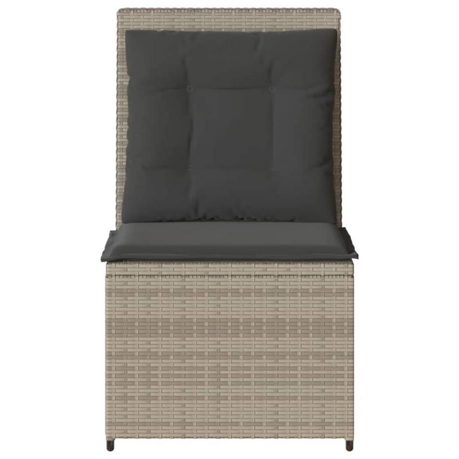 VidaXL Canapé de jardin inclinable rotin synthétique  