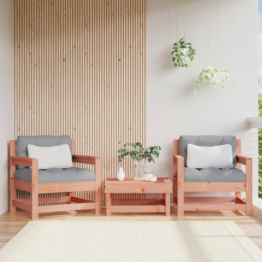 VidaXL Chaise de jardin bois de douglas  