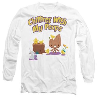Guardians Of The Galaxy Chilling With My Peeps Langarm T-Shirt  
