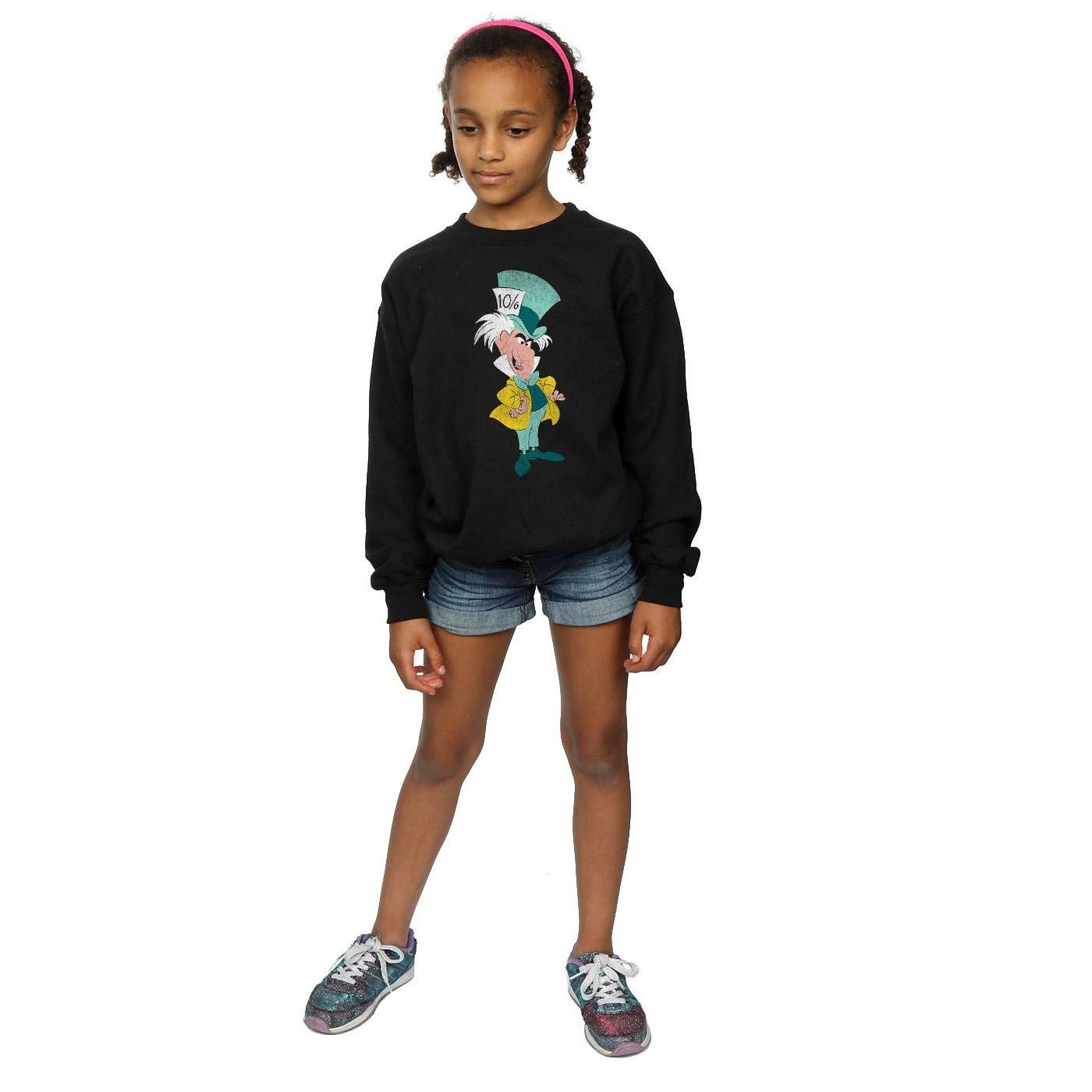 Disney  Alice In Wonderland Classic Mad Hatter Sweatshirt 