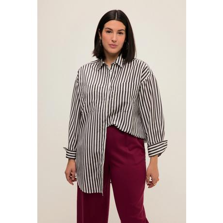 Studio Untold  Camicia dal taglio oversize con righe, collo da camicia e maniche lunghe 