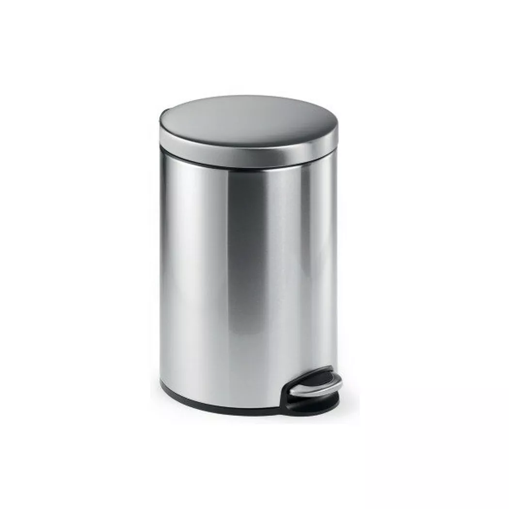 DURABLE – Treteimer 12lt Edelstahl, 40cmx31cm, 16 L, Silber