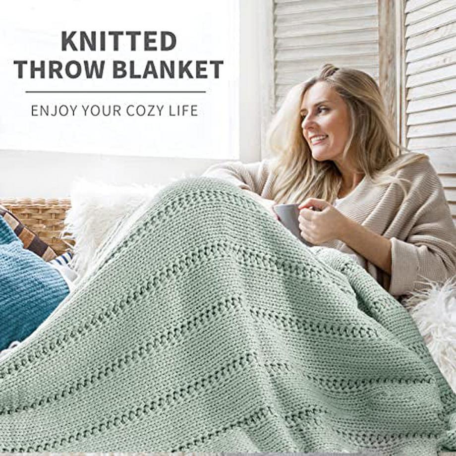 Alopini Morbida Calda Coperta in Maglia Grossa  