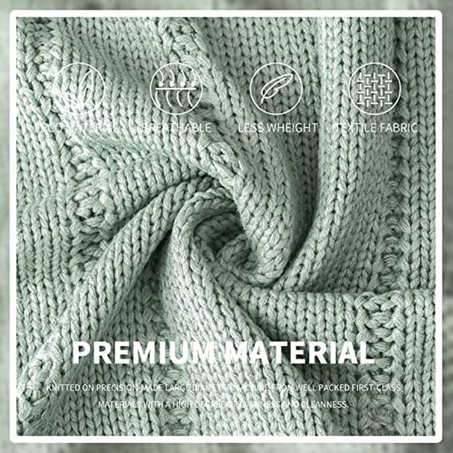 Alopini Morbida Calda Coperta in Maglia Grossa  