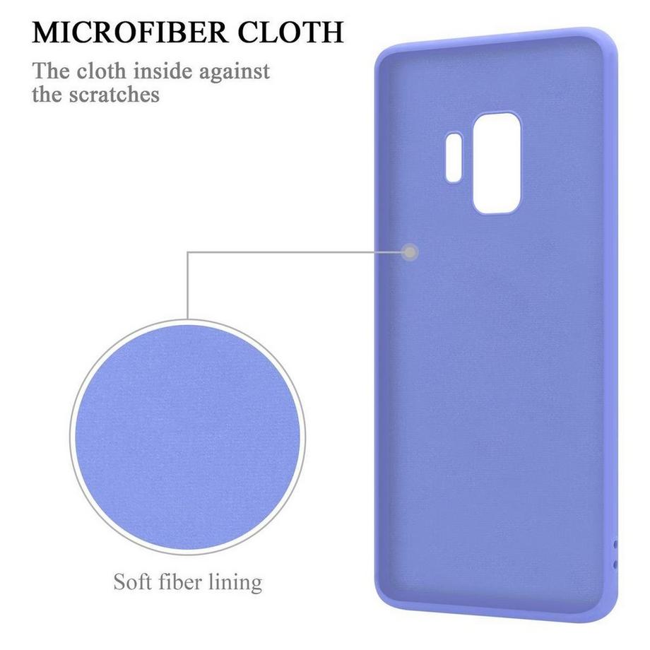 Cadorabo  Hülle für Samsung Galaxy S9 TPU Silikon mit Ring Liquid 