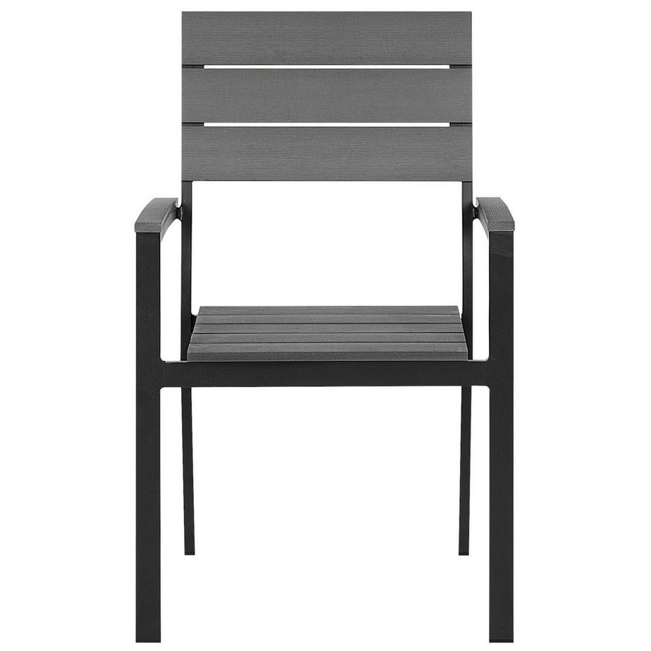 Beliani Gartentisch mit Stühlen aus Kunstholz  COMO  