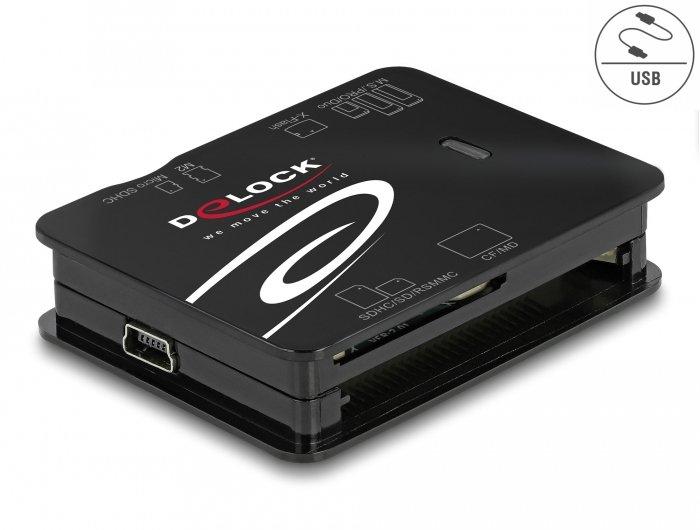 DeLock  DeLOCK 91007 lecteur de carte mémoire USB 2.0 