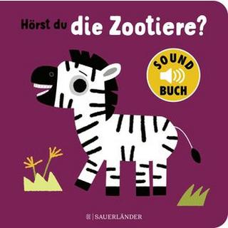 Hörst du die Zootiere? (Soundbuch) Billet, Marion (Illustrationen) Gebundene Ausgabe 