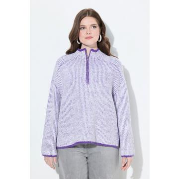 Pullover, Streifen, Troyerkragen, Langarm