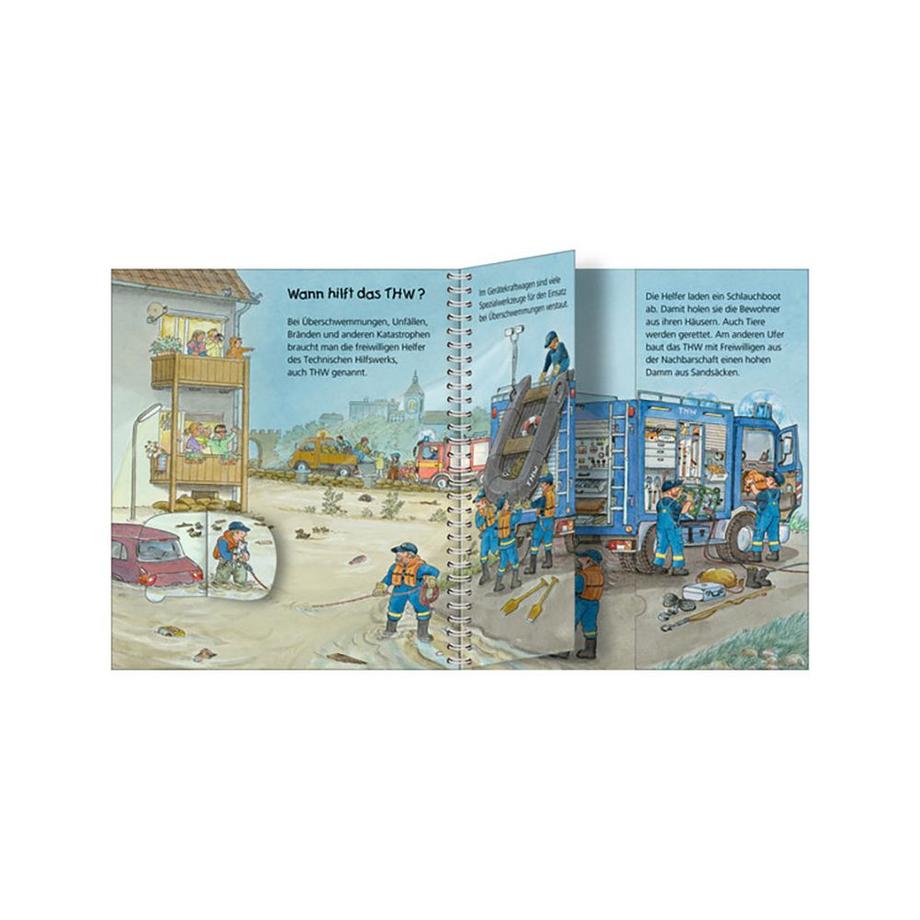 Wieso? Weshalb? Warum? junior, Band 23: Die Rettungsfahrzeuge Erne, Andrea; Metzger, Wolfgang (Illustrationen) Couverture rigide 