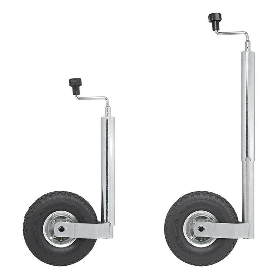 Pricenet  Stützrad 48 mm Metallfelge mit Luftreifen 260 x 85 mm 