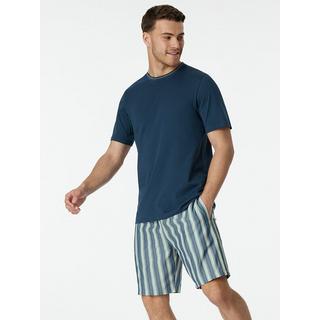 Schiesser Pigiama Maniche Corte Pantaloncini Rigati  