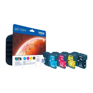 brother  BROTHER Valuepack Tinte HY CMYBK LC-1100VH MFC-6490CW 900/750 Seiten 