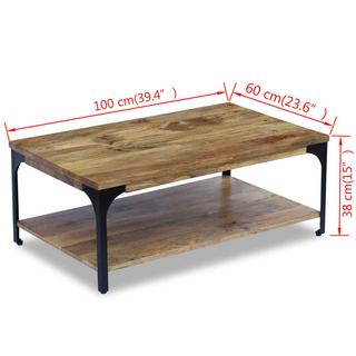 VidaXL Table basse bois  