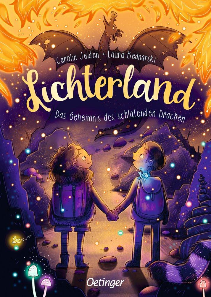 Lichterland 3. Das Geheimnis des schlafenden Drachen Jelden, Carolin; Bednarski, Laura (Illustrationen) Couverture rigide 