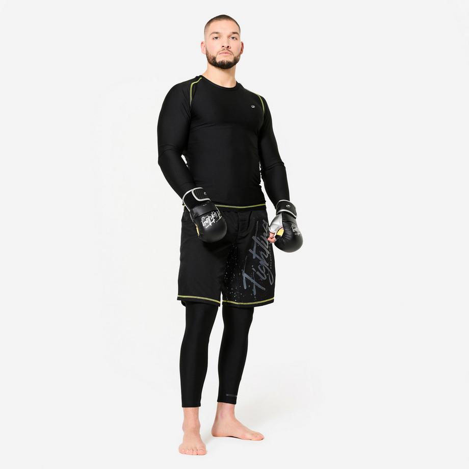 DOMYOS  Rashguard uomo MMA e grappling poliestere 