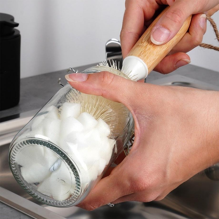 ALPINA  Flexible Reinigungsbürste für Flaschenhälse und Babyflaschen 