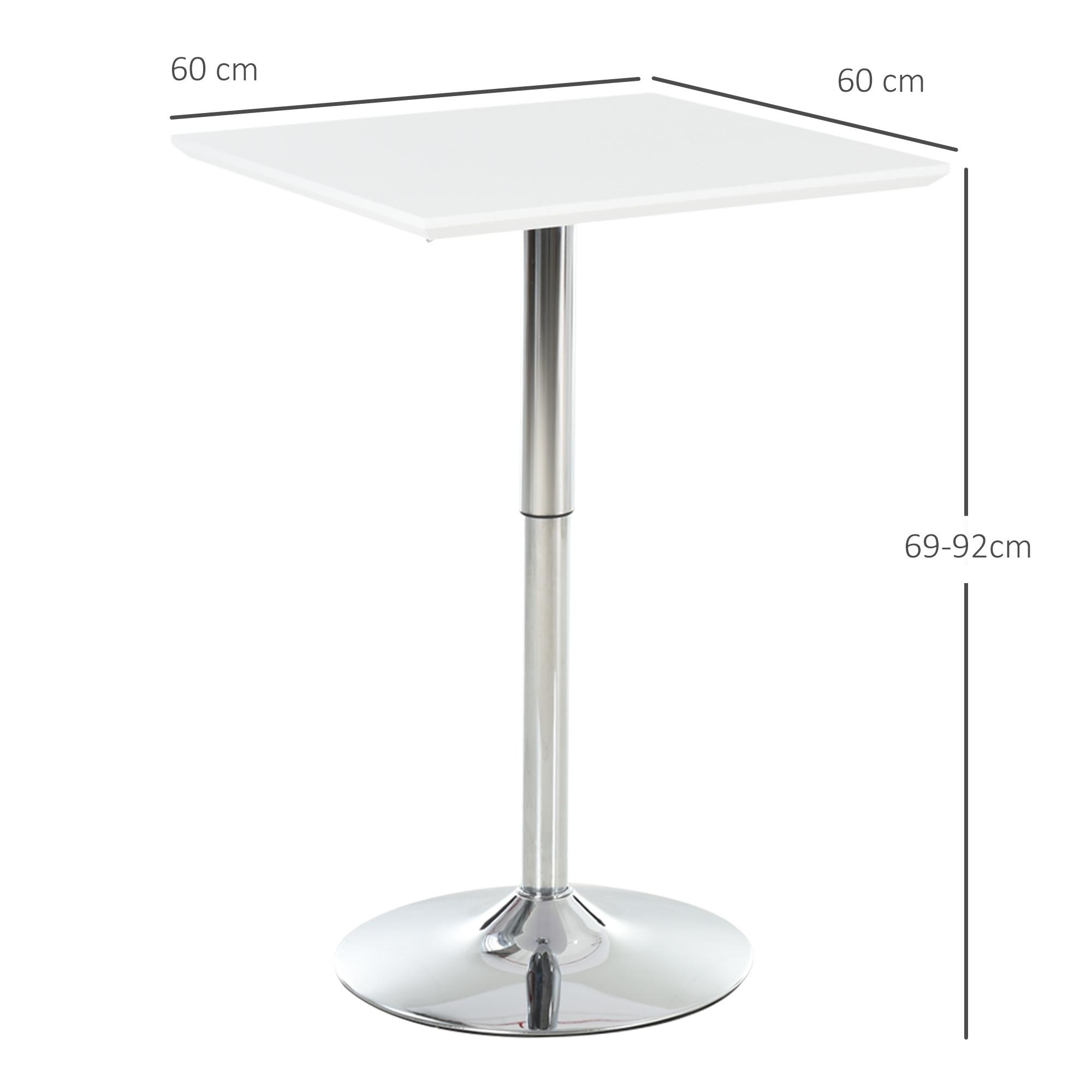 HOMCOM Table de bar  