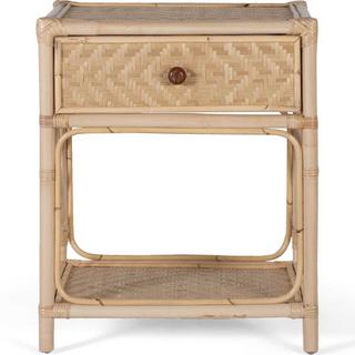 mutoni Table de nuit Sita Naturrattan 50x60  