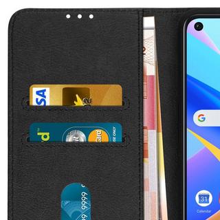 Avizar  Etui Oppo A76, A96, Realme 9i Schwarz 