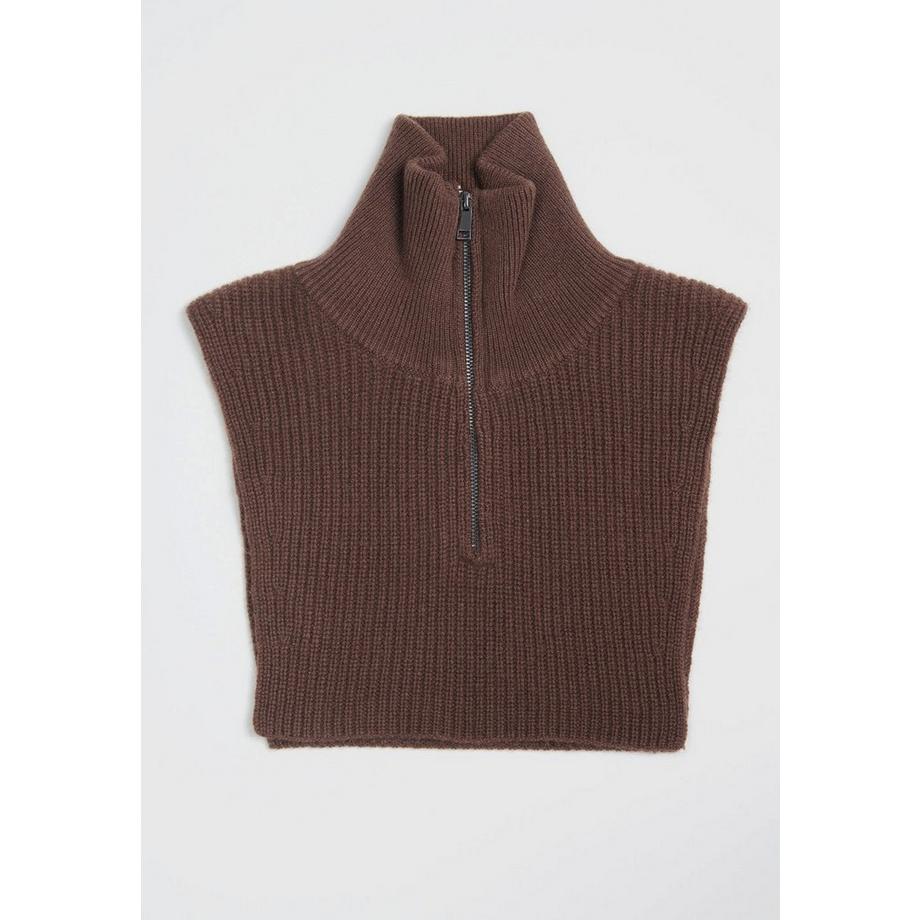 Studio Cashmere8 ZAYA 1 Col Montant Zippé 4 Fils Cachemire  
