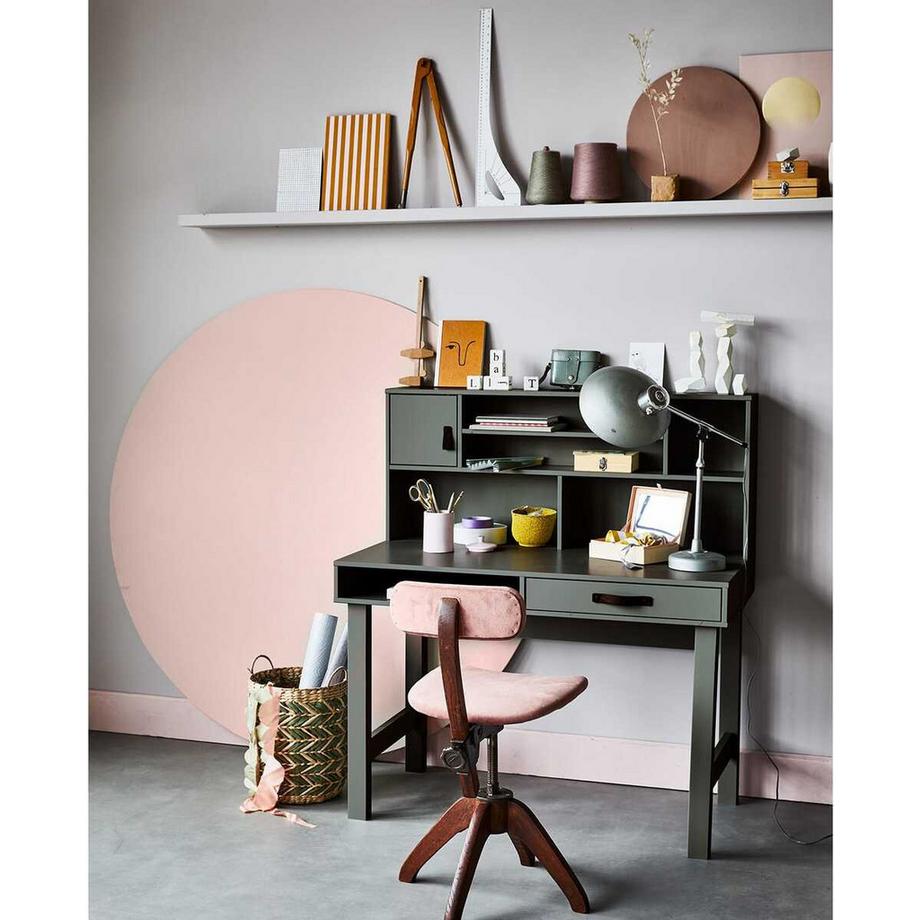 mutoni Schreibtisch Stage Kiefer massiv FSC seifengrün  