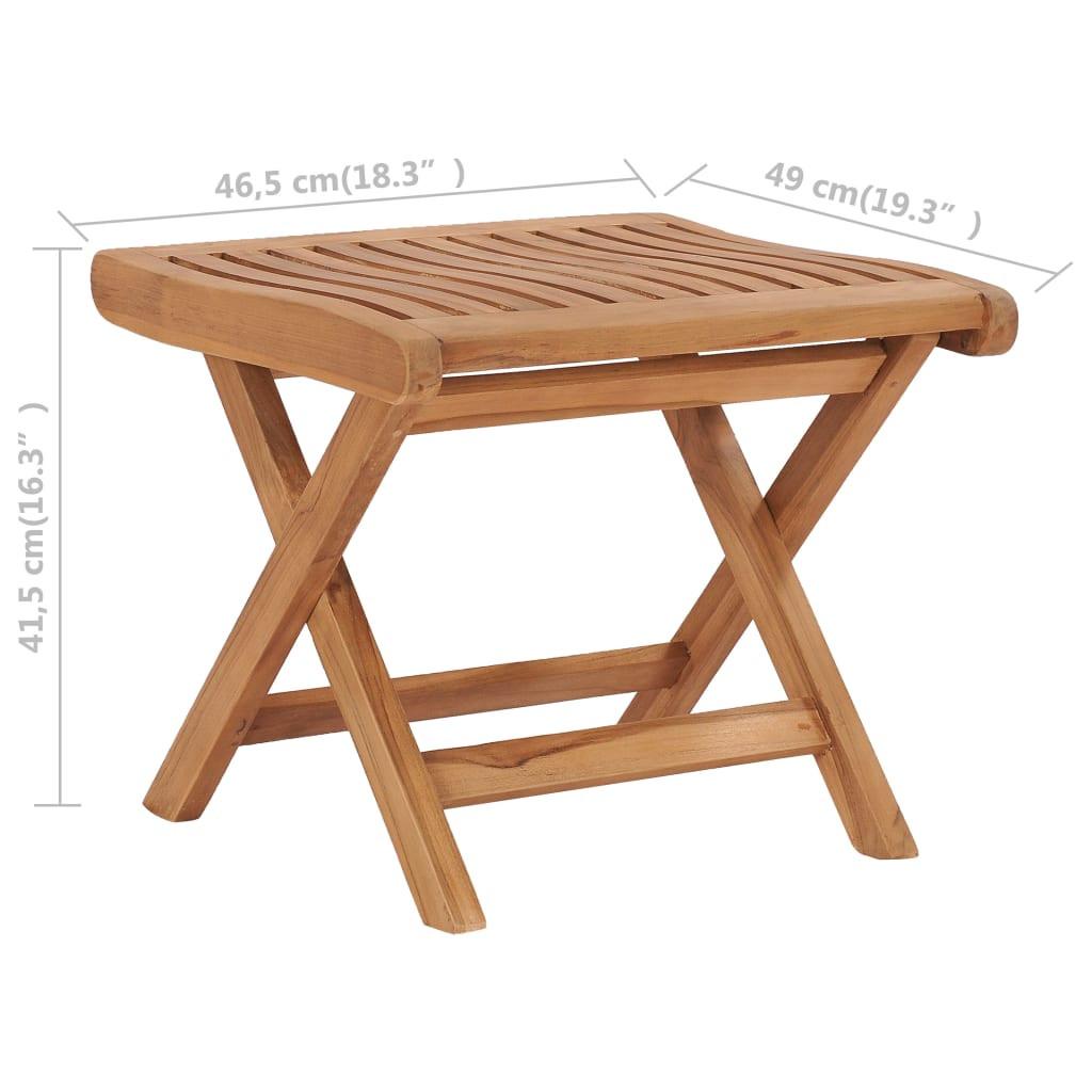 VidaXL  Hocker teak 