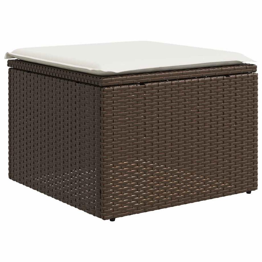 VidaXL set divano da giardino Polirattan  