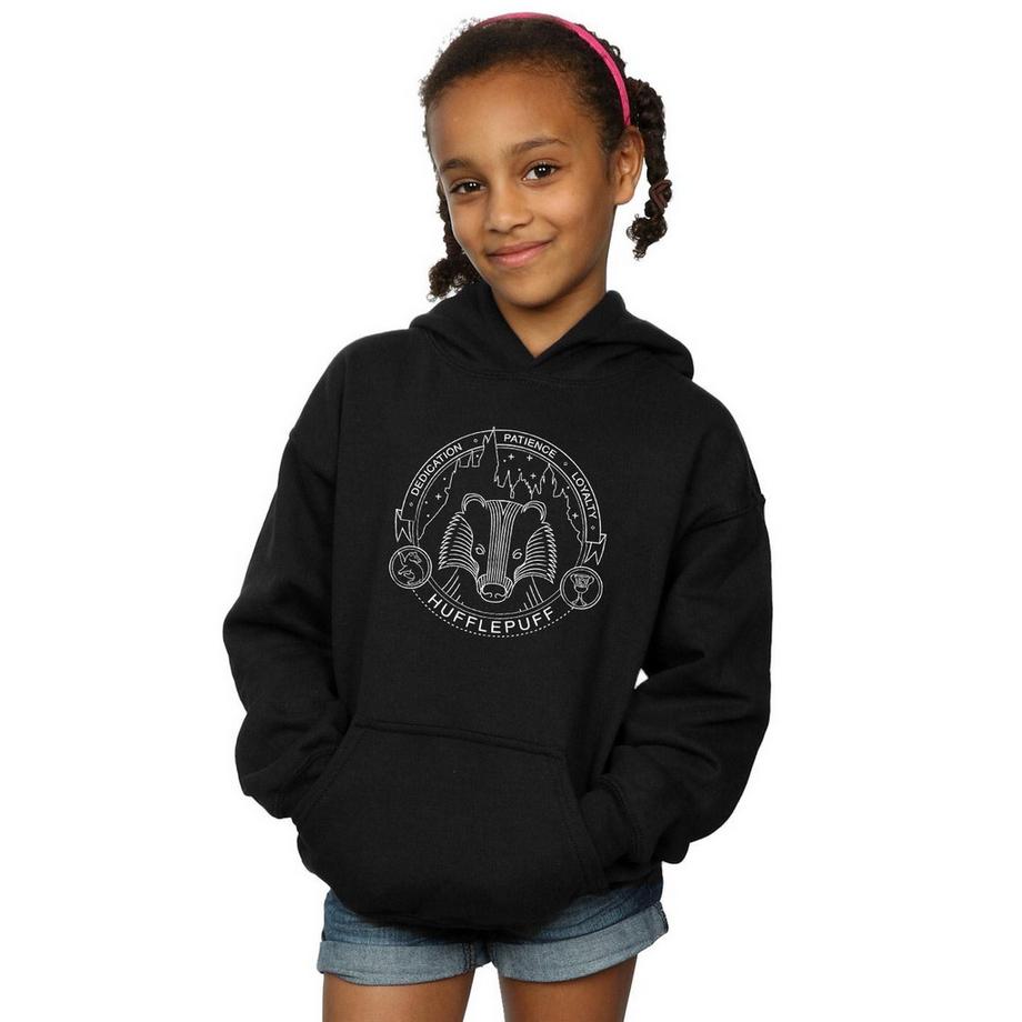 HARRY-POTTER  Hufflepuff Kapuzenpullover 