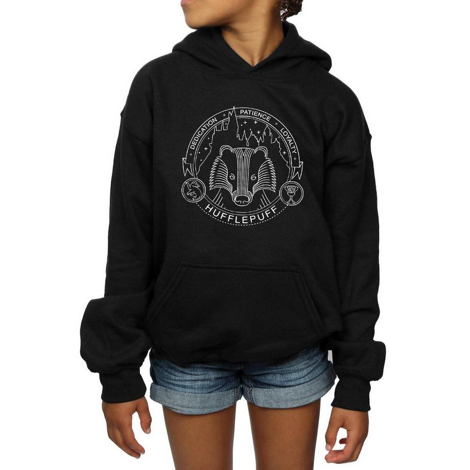 HARRY-POTTER  Hufflepuff Kapuzenpullover 