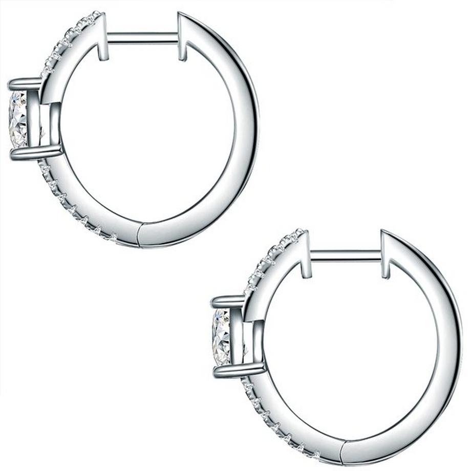 Trilani  Femme Créoles en argent 