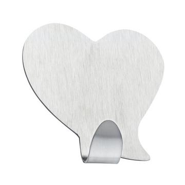 Haken Herz Inox matt