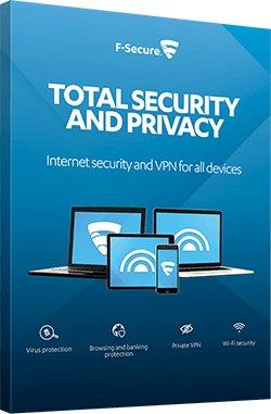 Image of F-Secure F-SECURE Total Security and Privacy Traditionelles Chinesisch, Dänisch, Deutsch, Niederländisch, Englisch, Finnisch, Französisch, Norwegisch, Schwedisch Vollversion 1 Jahr(e)