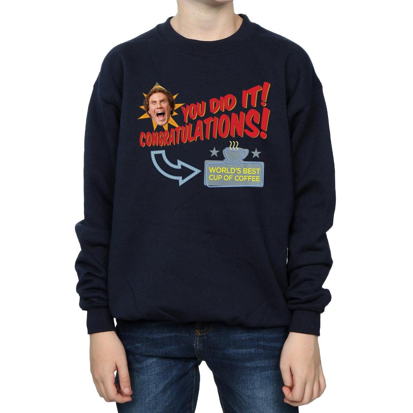 Elf  World's Best Coffee Sweatshirt 