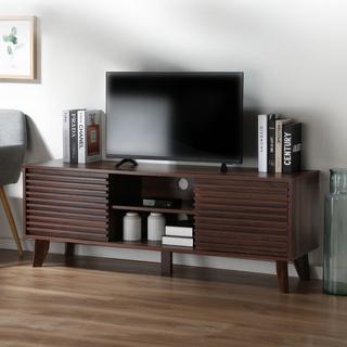 Calicosy TV-Möbel mit Fronten in laminiertem Holz-Effekt L140 cm - FRIBOURG  