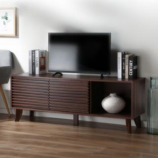 Calicosy TV-Möbel mit Fronten in laminiertem Holz-Effekt L140 cm - FRIBOURG  