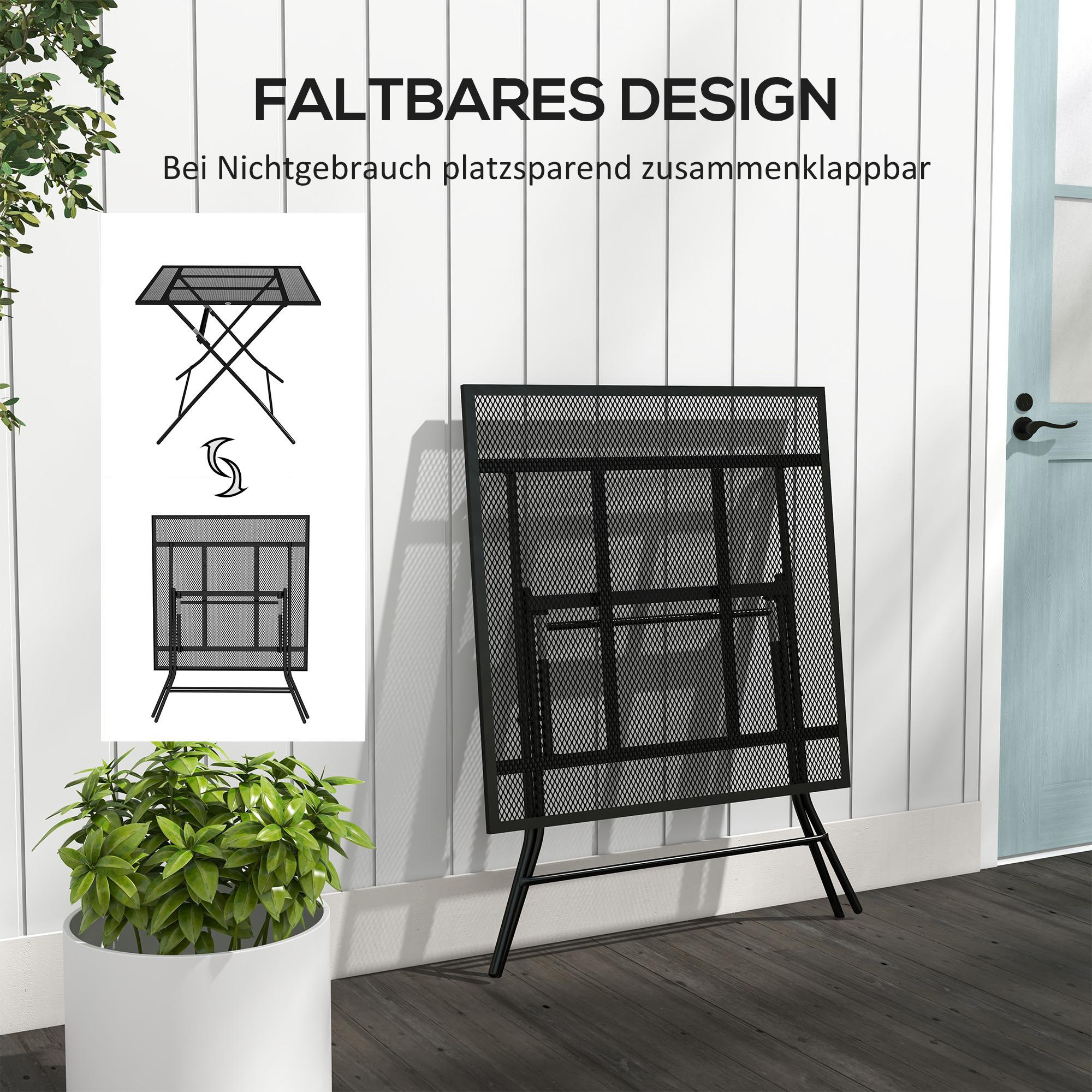 Outsunny Table de jardin  