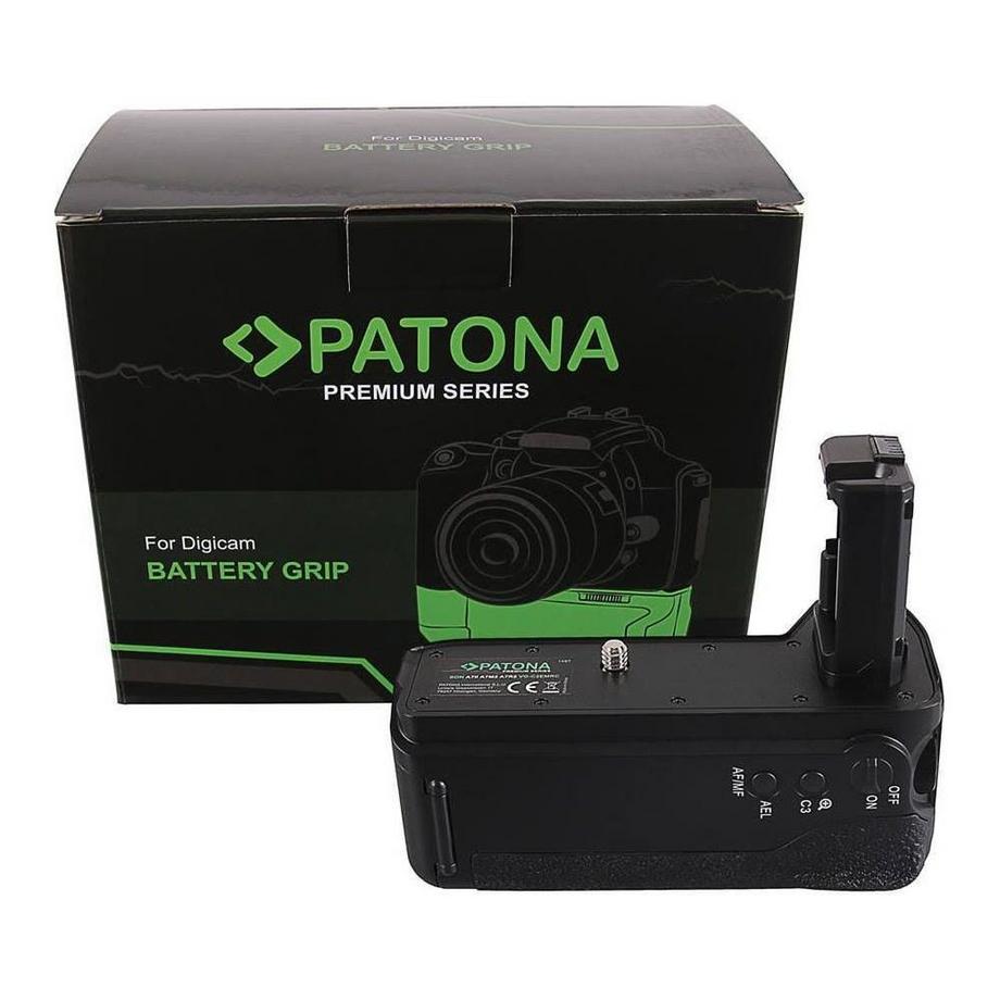 Patona  PATONA 1487 astuccio per fotocamera digitale a batteria Impugnatura per la batteria della macchina fotografica digitale Nero 