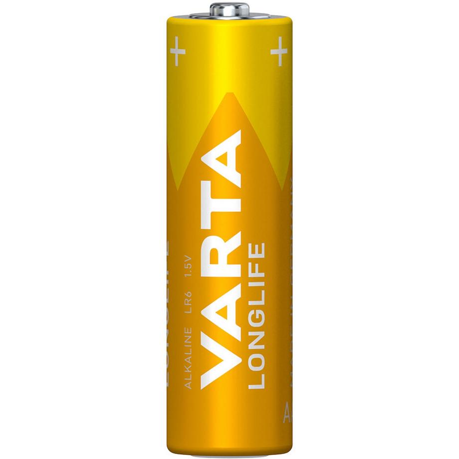 VARTA  Piles longue durée AA / LR6, paquet de 4 
