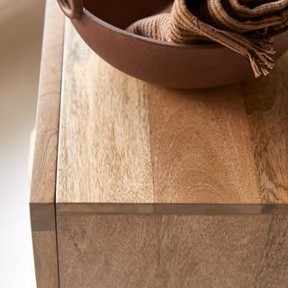 Tikamoon Cassettiera in legno di mango massello e rattan Sina  